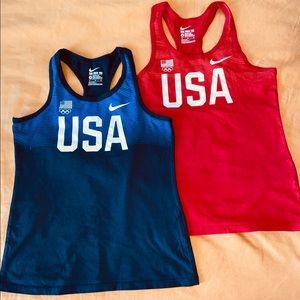 Two Nike tank tops